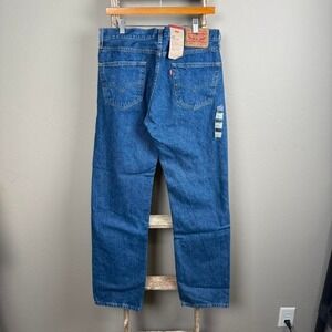 Mens Levi Strauss 505 Zip Fly Relax Fit Denim Jeans size 32x32